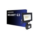 Noxion LED-Scheinwerfer Beamy G3.1 Schwarz 20W 2200lm 100D - 830 Warmweiß | IP44 - Bewegungs- und Lichtsensor - Symmetrisch 